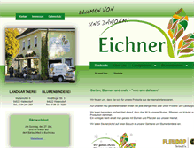 Tablet Screenshot of gaertnerei-eichner.de